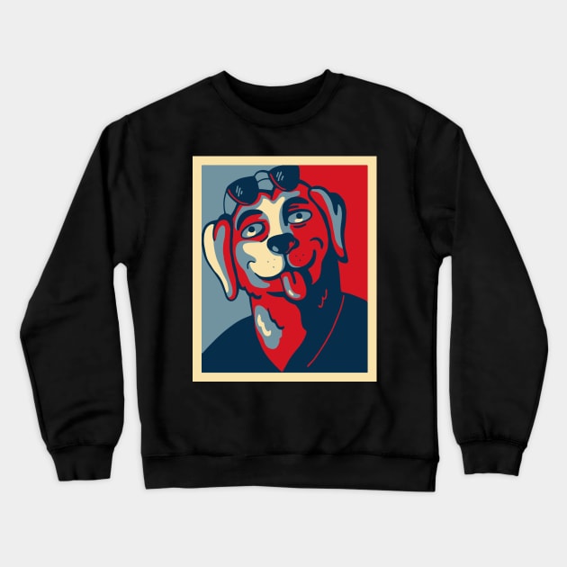 Mr. Peanutbutter for Governor Crewneck Sweatshirt by RetroFreak